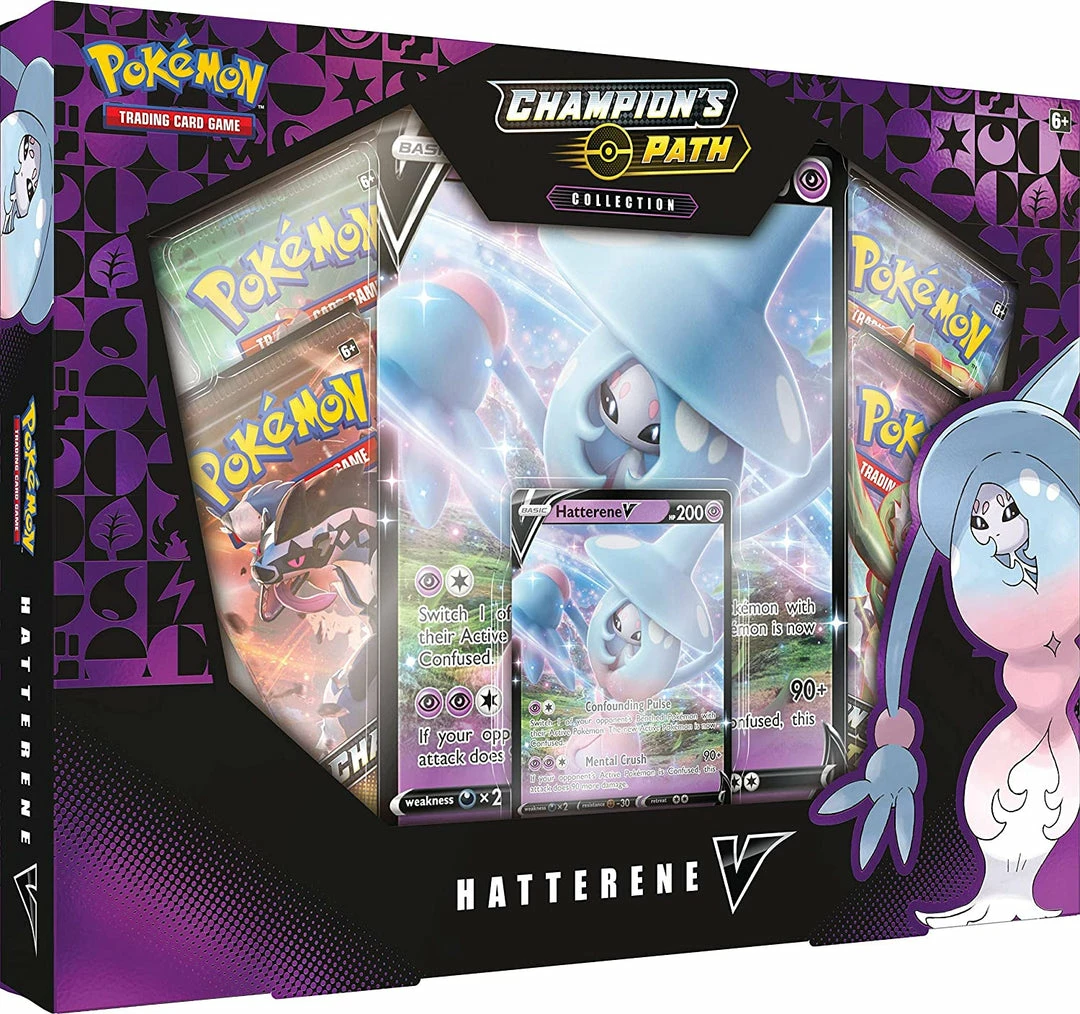 Pokemon TCG: Champion's Path Hatterene V Box