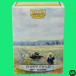 Arcane Tinman Dragon Shield: Classic Art Sleeves - Poppy Field (100 Pack)