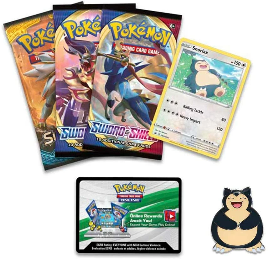 Pokemon TCG: Snorlax Pin Collection