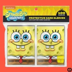 USAopoly Supplies Nickelodeon: Protective Card Sleeves 100ct - Spongebob