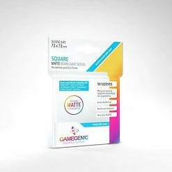 Asmodee Supplies Gamegenic: Matte Board Game Sleeves 50ct - Square