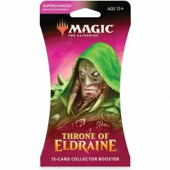 Wizards Of The Coast Magic The Gathering: Throne Of Eldraine Sleeved Collector Booster Pack TCGs
