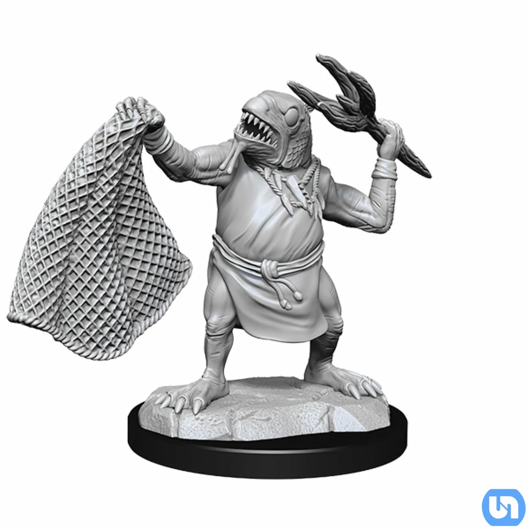 Wizkids Dungeons & Dragons: Nolzur's Marvelous Miniatures Wave 14 - Kuo-Toa & Kuo-Toa Whip