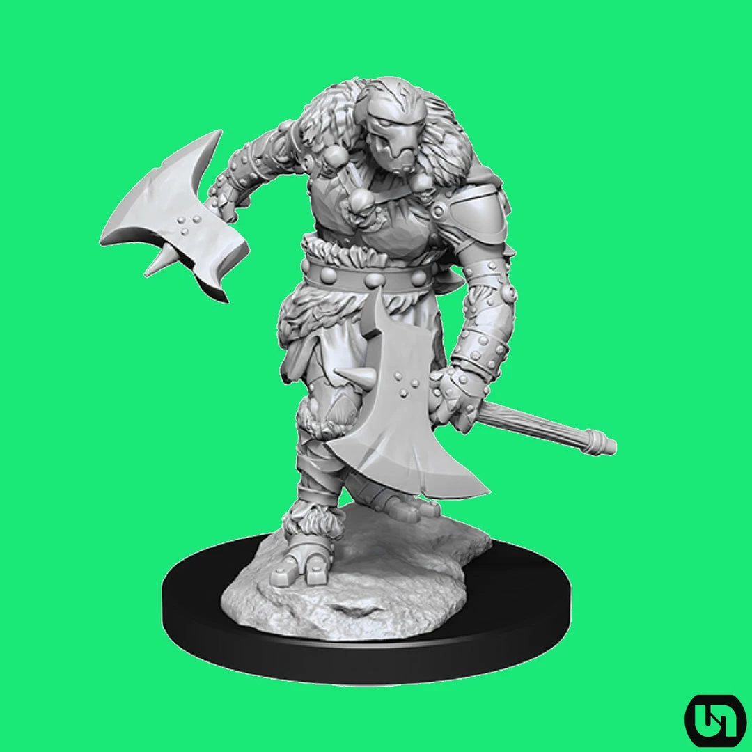 Wizkids Dungeons & Dragons: Nolzur's Marvelous Miniatures Wave 14 - Warforged Barbarian