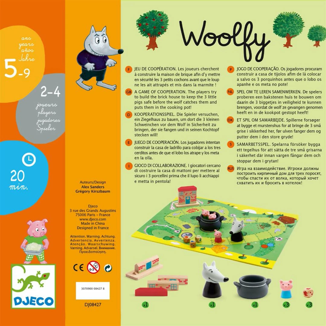Djeco Board Games Woolfy