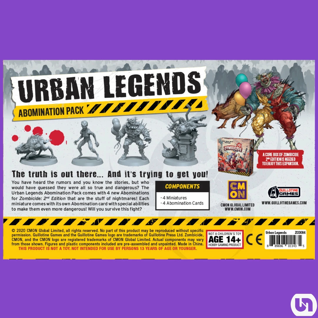CMON Global Limited Zombicide: Urban Legends - Abomination Pack 2nd Edition