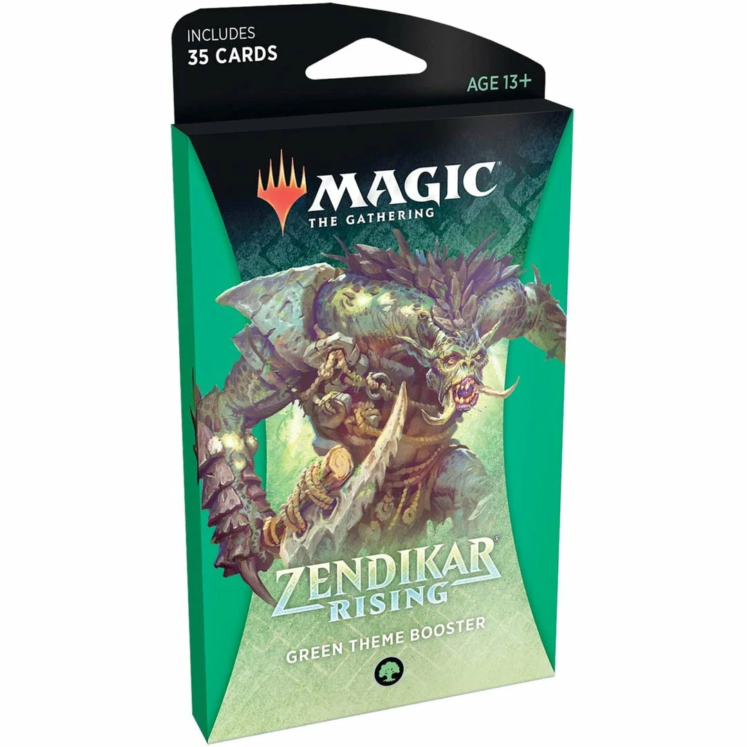Wizards Of The Coast Magic The Gathering: Zendikar Rising Green Theme Booster TCGs